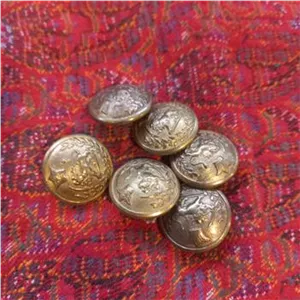 6 عدد دگمه شیر خورشید مارکدار