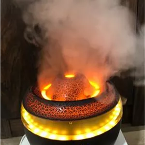 بخور سرد حلقه انداز آتش فشانی رقص نور RGB