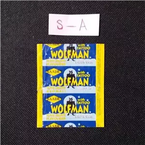 پوسته آدامس Wolf Man نایاب
