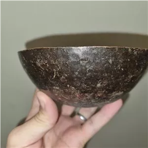 پیاله مسی قاجاری آنتیک پتینه طبیعی