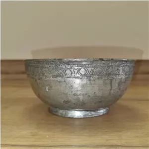 کاسه مسی چکشی قلم کعبدار قطر 15