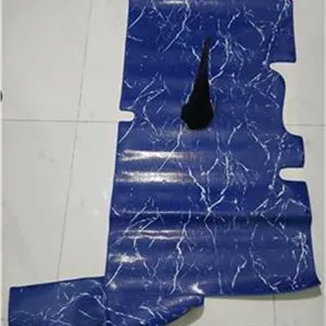 لاستیک کف پا یه تیکه نیسان لبه دار آبی (کفپوش)