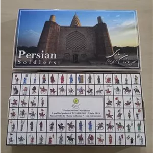 پک کبریت کلکسیونی سربازان پارسی شماره 4