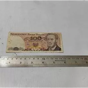 اسکناس 100 زلوتی لهستان بسیار کم یاب