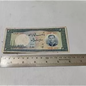اسکناس زیبای 200 ریال پهلوی