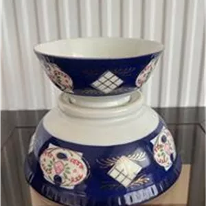 کاسه قدیمی قلم ابی