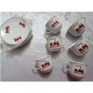 فنجان و نعلبکی چینی قدیمی