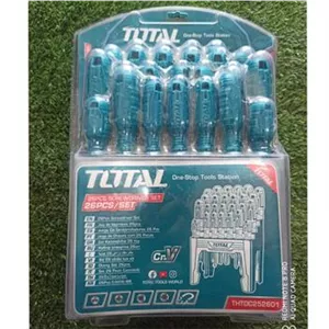 سری پیچ گوشتی 26 پارچه TOTAL
