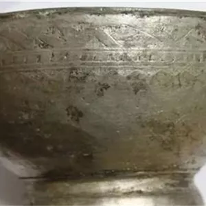 کاسه مسی قاجاری کعب دار قدمت بالای 90 سال