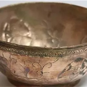 کاسه مسی شاهان قاجاری قدمت بالای 90 سال