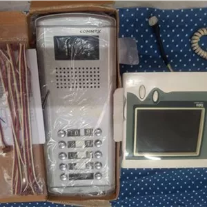 پنل آیفون تصویری 10 واحده و مونیتور تابا رنگی
