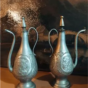 دو عدد گلاپ پاش آنتیک قاجاری ظریف