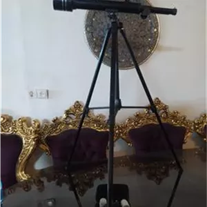 تلسکوپ با سه پا و لنز اضافی نیمه حرفه ای