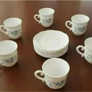 فنجون نعلبکی فرانسه Luminarc کوچک آکبند
