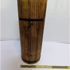 گلدان چوبی بامبو قدیمی