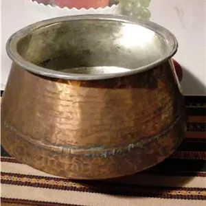 دیگ مسی چکشی