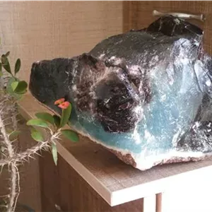 سنگ ابسیدین کلکسیونی کمیاب و بزرگ و زیبا