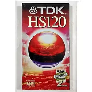 نوار خام ویدئو VHS TDK HS E-120