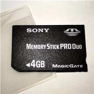 کارت حافظه و مموری 4GB Sony Stick PRO Duo