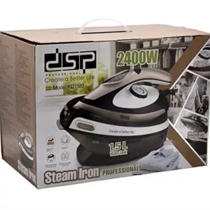 اتو بخار مخزن دار DSP اصل ظرفیت 1.5L توضیح دارد