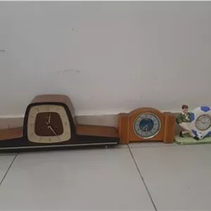 3 تا ساعت رومیزی کوکی قدیمی