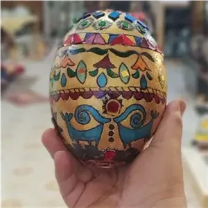 تخم شترمرغ هنری