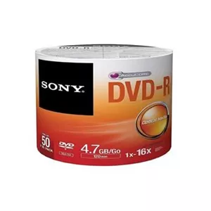 DVD خام اوریجینال SONY بسته 50 عددی