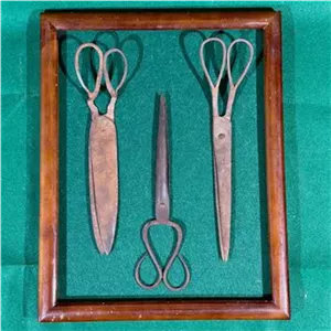 قاب دکوری قیچی کلکسیونی قاجاری