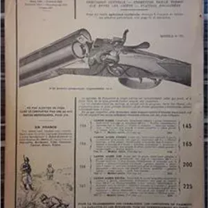 برگه تبلیغاتی اسلحه شکاری دولول قدمت 115 سال