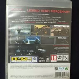 بازی Metal Gear Solid V Grand Zero PS3