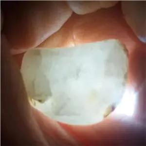 مهره سنگ راف کهنه طبیعی معدنی یاقوت اپال