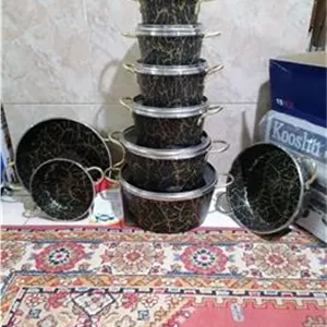 سرویس قابلمه کوشا استاندارد آک بند 15پارچه