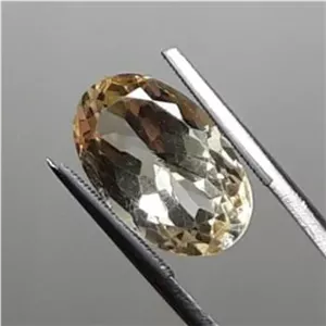 سیترین نباتی 6 قیراطی پاک و زلال طبیعی برزیل