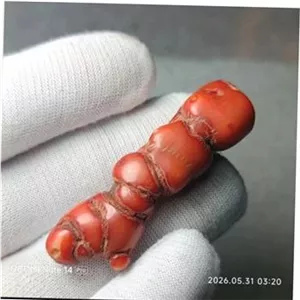 سنگ طبیعی مرجان سرخ طبیعی دریایی اصیل و طبیعی