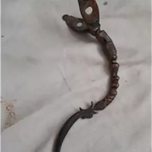 دستگیره آفتابه لگن مسی (تراش)