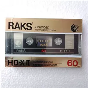 کاست نوار خام کروم راکس RAKS ,HD-XII CHROME 60