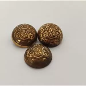 سه عدد دکمه برنجی خارجی قدیمی