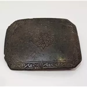 سگک کمربند دستساز قاجاری