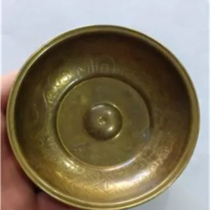 کاسه پیاله دعا قدیمی برنجی نوشته