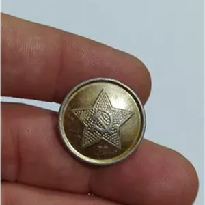 دکمه قدیمی نظامی ارتش اتحاد جماهیر شوروی داس چکش