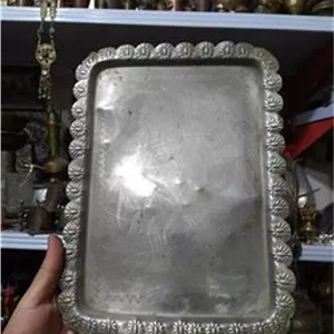 سینی قدیمی قدمت پهلوی قلم سوزنی آنتیک