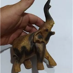 مجسمه چوبی فیل زیبا خوشساخت