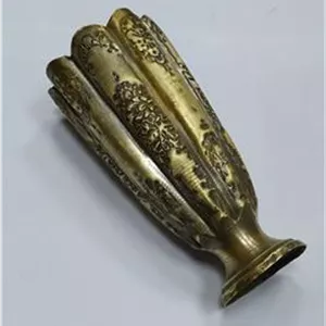 جام برنجی دور قلم بسیار زیبا آنتیک