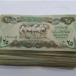 ده عدد اسکناس قدیمی 25 فلس صدامی عراق