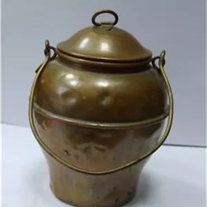 دبه روغن مسی قدیمی آنتیک خاص کمیاب