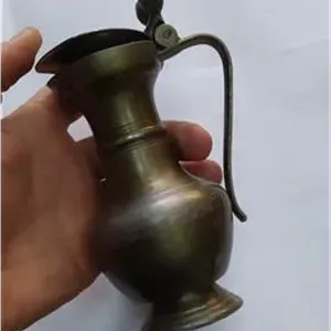 پارچ قدیمی درب دار انتیم اروپایی مهردار زیبا خاص