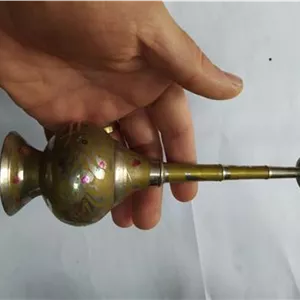 گلابدان گلاب پاش قدیمی برنجی هندی آنتیک