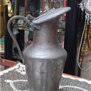 پارچ مشربه دربدار قدیمی قاجاری اصالتدار سنگین بزرگ
