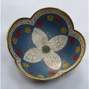 کاسه شکلات خوری برنزی هندی زیبا خوش نقش نگار