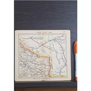 نقشه قاجاری مشهد جام طوس تربت احمد شاه